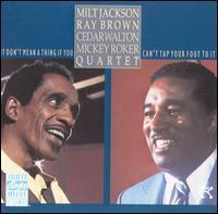 Milt Jackson / It Don&#039;t Mean a Thing If You Can&#039;t Tap Your Foot to It (수입)