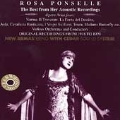 Rosa Ponselle / The Best from Her Acoustic Recordings (수입/미개봉/AB78576)