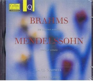 David Campbell, Andrew Ball / Brahms, Mendelssohn : Clarinet Sonatas (수입/30102)