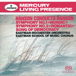 Howard Hanson / 핸슨 : 교향곡 1, 2번 (Hanson Conducts Hanson Symphony No.1, No.2) (수입/4320082)