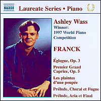 Ashley Wass / 프랑크 : 피아노 작품집 (Franck : Piano Works) (수입/8554484)