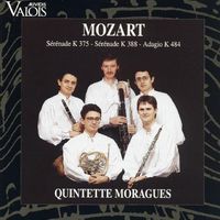 Quintette Moragu3s / Mozart : Serenades Nos. 11 &amp; 12 &amp; Adagio K. 484 (Arr. for Wind Quintet) (수입/V4684)