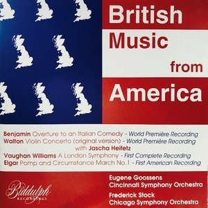 Jascha Heifetz, Eugene Goossens, Frederick Stock / British Music From America (수입/미개봉/WHL016)