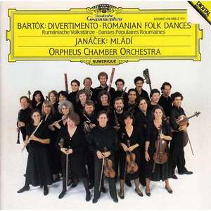 Orpheus Chamber Orchestra / Bartok : Divertimento, Romanian Folk Dances &amp; Janacek : Mladi (수입/4156682)