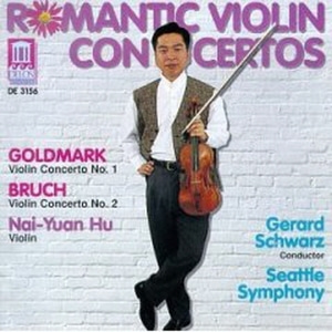 Nai-Yuan Hu, Gerard Schwarz / 골드마르크, 브루흐 : 바이올린 협주곡 (Goldmark, Bruch : Violin Concertos) (수입/DE3156)
