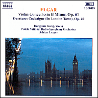강동석 (Dong-Suk Kang), Adrian Leaper / 엘가 : 바이올린 협주곡, 코케인 &#039;런던 타운에서&#039; (Elgar : Violin Concerto, Cockaigne &#039;In London Town&#039;) (수입/8550489)