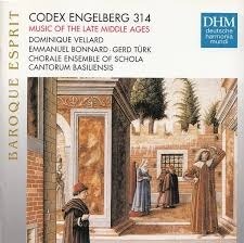 Dominique Vellard, Emmanuel Bonnardot, Gerd Turk / Codex Engelberg 314: Music of the Late Middle Ages (수입/05472774312)