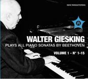 Walter Gieseking / 발터 기제킹 - 베토벤: 피아노 소나타 전곡 1집 1번 - 15번 (Beethoven: Piano Sonatas Nos.1 - 15 Vol.1) (4CD/수입)