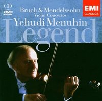 Yehudi Menuhin / Legend - 멘델스존, 브루흐 : 바이올린 협주곡 (Mendelssohn, Bruch : Violin Concertos) (CD+DVD/EKCD0663/프로모션)