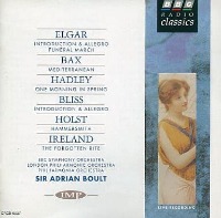 Sir Adrian Boult / Elgar, Bax, Hadley, Bliss, Holst, Ireland (일본수입/미개봉/CRCB6037)