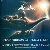 Peabo Bryson And Regina Belle / A Whole New World (Aladdin&#039;s Theme) (수입/Single)