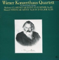 Wiener Konzerthaus Quartett / Brahms : Clarinet Quintet, Mozart : String Quartet No.21 (일본수입/K32Y189)