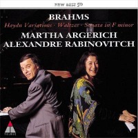 Martha Argerich, Alexandre Rabinovitch / 브람스 : 하이든 변주곡, 두 대의 피아노를 위한 소나타 (Brahms : Haydn Variations, Sonata Op.34B) (일본수입/WPCS21231)