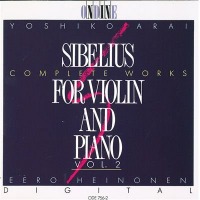 Yoshiko Arai, Eero Heinonen / Sibelius : Complete Works For Violin And Piano, Vol. 2 (SCC040)