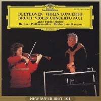 Anne-Sophie Mutter, Herbert Von Karajan / Beethoven &amp; Bruch : Violin Concerto (일본수입/UCCG7047)