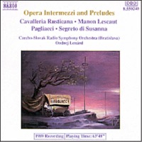 Ondrej Lenard / 오페라 전주곡과 간주곡 (Opera Intermezzi And Preludes) (수입/8550240) (B)
