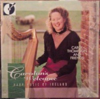 Carol Thompson And Friends / Carolan&#039;s Welcome (Harp Music Of Ireland) (수입/DOR90176) (B)