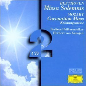 Herbert Von Karajan / 베토벤 : 장엄미사 &amp; 모차르트 : 대관식 미사 (Beethoven : Missa Solemnis Op.123 &amp; Mozart : Coronation Mass K.317 (2CD/수입/4530162)