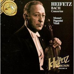 Jascha Heifetz / 바흐 : 바이올린 협주곡 1, 2번, 모차르트 : 바이올린 소나타, 비탈리 : 샤콘느 (Bach : Violin Concerto No.1 BWV1041, No.2 BWV1042, Mozart : Violin Sonata K.454, Vitali : Chaconne) (BMGCD9F16)
