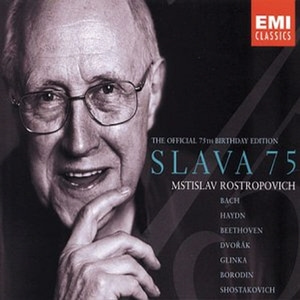 Mstislav Rostropovich / 슬라바 75 - 로스트로포비치 75세 생일 기념반 (4CD/수입/5678072)