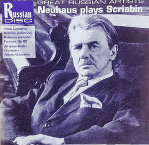 Heinrich Neuhaus / Neuhaus Plays Scriabin (Great Russian Pianists) (수입/RDCD15004)